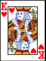 Carte roi de coeur