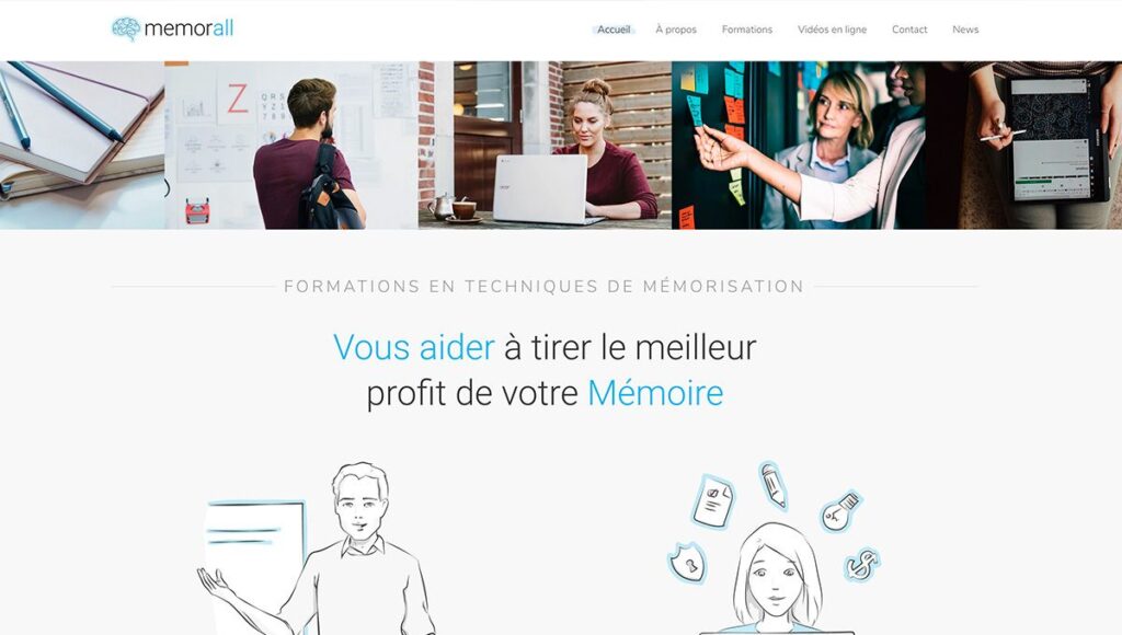 Photo du lancement du site memorall V1